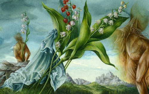 Dietrich Schuchardt Giving Confidence gouache